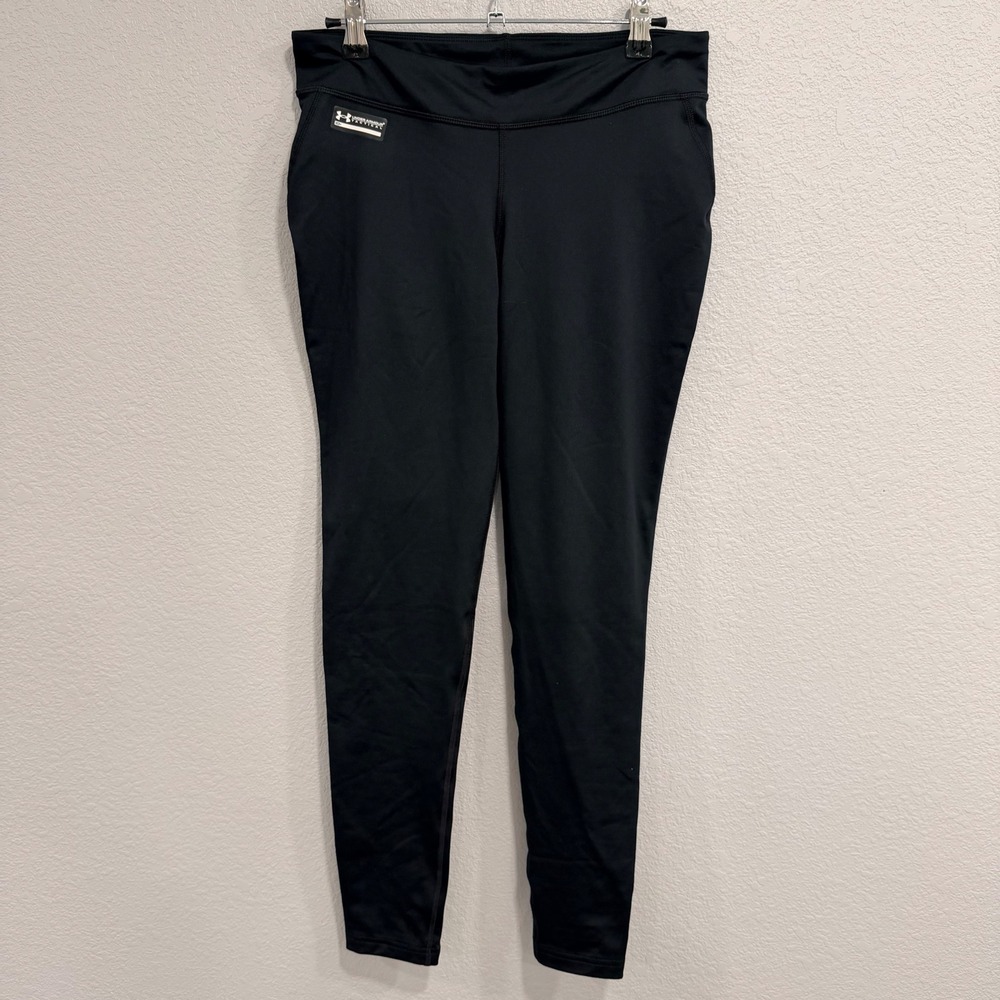 NEW Under Armour Womens S Tactical CGI Base Leggings Black ColdGear Running